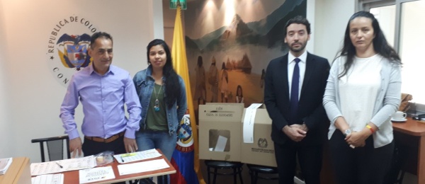 El Consulado de Colombia en Tel Aviv dio apertura oficial a elecciones en el exterior para Congreso de la República